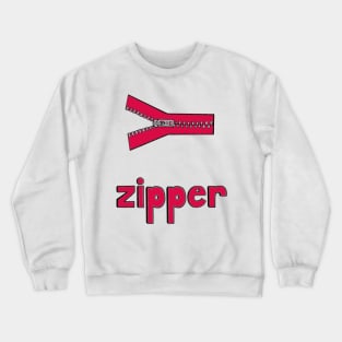 This is a ZIPPER Crewneck Sweatshirt